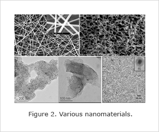 Figure 2. Various nanomaterials